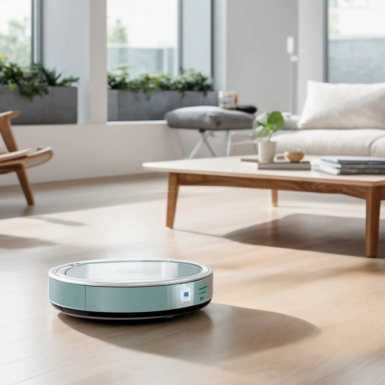 KI-Roboter saugt Hartböden